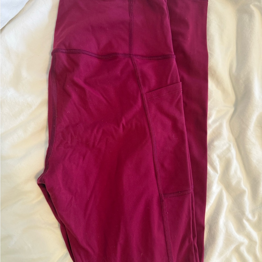Maroon Leggings